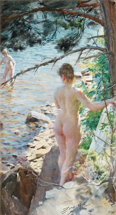 Falaises de Dalarö II - Anders Leonard Zorn